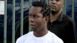 Murder accused Anwar Jack on his way to court on Tuesday. (iWN photo)
