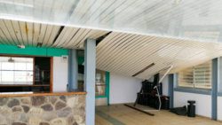 Bequia airport roof collapse