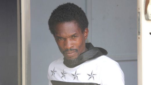 Kerwin Franklyn leaves the Kingstown Magistrate's Court , on Thursday, after being placed on a bond and ordered to undergo counselling. (iWN photo)