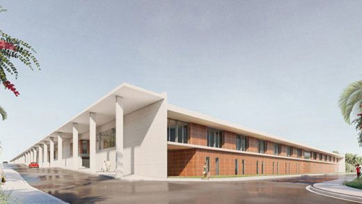 An artist's impression of the acute referral hospital, published Jan. 19, 2020 on the Facebook page of Minister of Finance Camillo Gonsalves. 