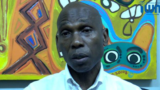 Speaker of the House of Assembly and former ULP candidate Jomo Thomas speaking to iWitness News on Monday. (iWN photo)