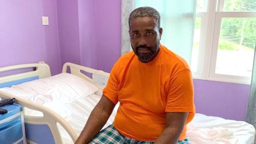 Percival Thomas is said to be 75% recovered.