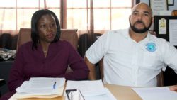 The Balcombes at Feb. 10 press conference where they made the claims of unfair treatment. (iWN photo)