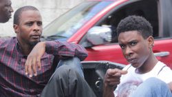 Darren Bobb, left, and Gosnel Gideon Greene after their court appearance on Monday. (iWN photo)