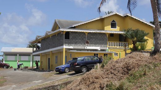 The isolation facility, seen in mid-March. (iWN photo) 