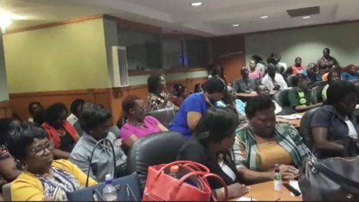 Principals at the meeting on Monday. 
