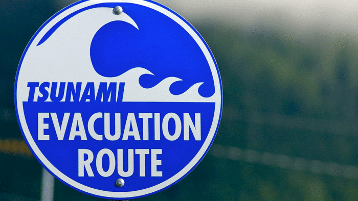 tsunami evaculation route