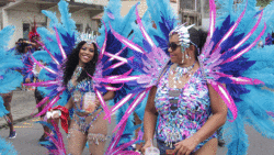 Masqueraders in Kingstown during Mardi Gras 2019, the last year that Vincy Mas was held before the coronavirus pandemic. (iWN photo)