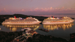 two cruise ships 2678418