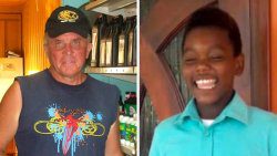 Freddy Naert, 72, left, and Lindani Neverson, 12, died on Sunday. (Photos: Facebook)