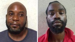 Rennie Cruickshank, left, and Junior Jamal “Trunkie” Charles.