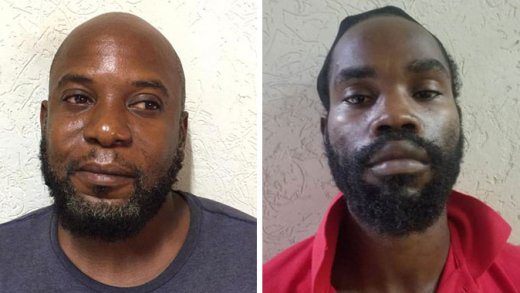 Rennie Cruickshank, left, and Junior Jamal “Trunkie” Charles.