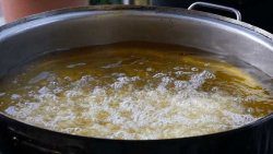 An internet image of hot cooking oil. 