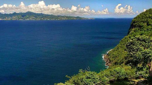 The park offers a commanding view of St. Vincent island. (Photo: Bequia Tourism Association.)