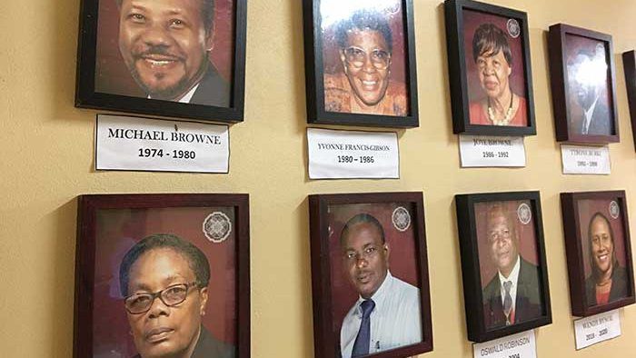 Mike Browne, Yvonne Francis-Gibson, and Elvis Charles, are among the former teachers who have become Members of Parliament. (iWN photo)