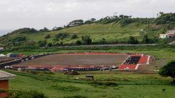 The opposition Leader noted that the ULP said years ago that it had the money for a national stadium but is only now building an athletics track. (Photo: Asberth Williams/Facebook)