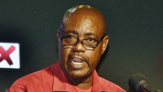 Minister of National Mobilisation, Frederick Stephenson speaking at the campaign event on Sept. 16. (Photo: Lance Neverson/Facebook)