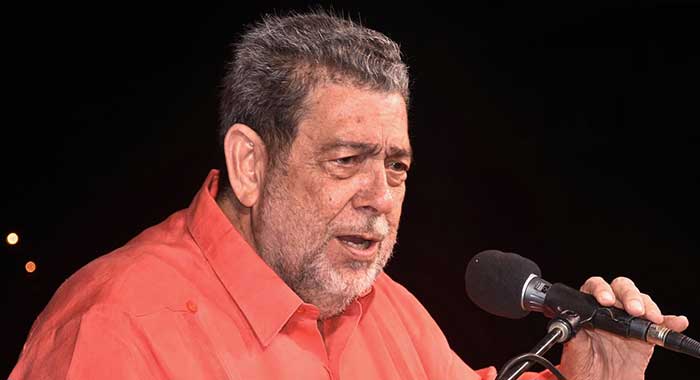 Prime Minister Ralph Gonsalves. (File photo by Lance Neverson/Facebook)