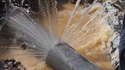 Broken water pipe