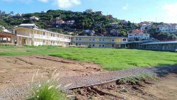 The school compound in Canouan. 