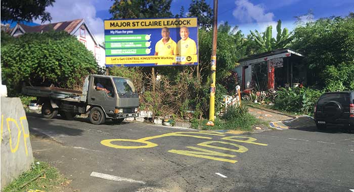 Election road marking
