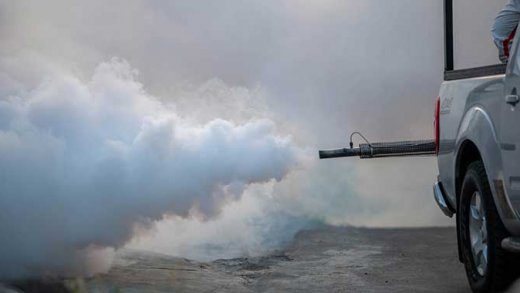The bulk of the funds, some EC$1.6 million will go to fogging and other mosquito control measure. (Photo: Luke Browne/Facebook)