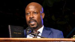 North Leeward MP, Carlos James has been sworn in as Minister of Tourism, Civil Aviation, Sustainable Development, and Culture. (Photo: Anthony Fonz Dennie/Facebook)