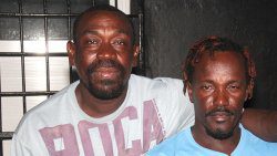 Fishermen Cliff "Fella" Young, let and Canold "Nunks" Miller say Venezuelan pirate robbed them of their money, food, equipment and some of their catch. (iWN photo)