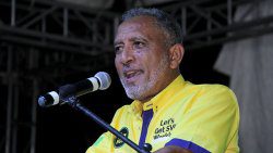 President of the NEw Democratic Party, Godwin Friday. (iWN photo)