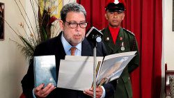 Ralph Gonsalves was on Saturday sworn in to a fifth consecutive five-year term as prime minister.  (Photo: Office of the PM, SVG/Facebook)