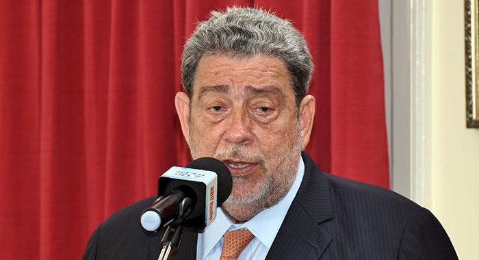 Prime Minister Ralph Gonsalves. (File photo by Lance Neverson/Facebook) 