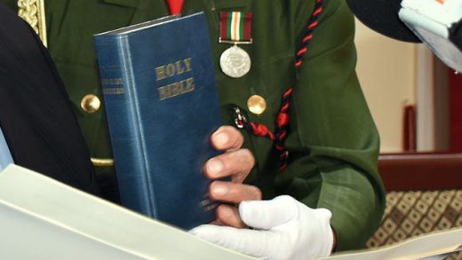 Swearing in