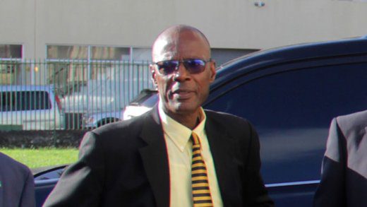 MP for West Kingstown, Daniel Cummings outside Parliament on Monday. (iWN photo)
