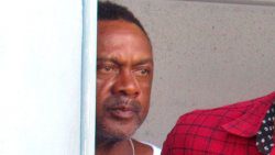 Dexter Quammie leaves the Kingstown Magistrate's Court on Monday.
