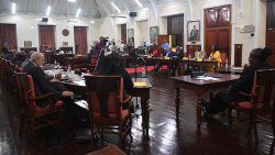 The 11th Parliament during its first session on Monday. (Photo: S. Ollivierre/API) 