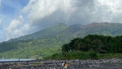 La Soufriere as seen from Richmond last Saturday, Jan. 9, 2020. (iWN photo)