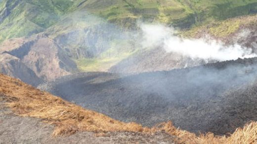 Volcano has destroyed both the 1979 and 2021 domes, seen here before the eruption. (Photo UWISRC/Facebook)