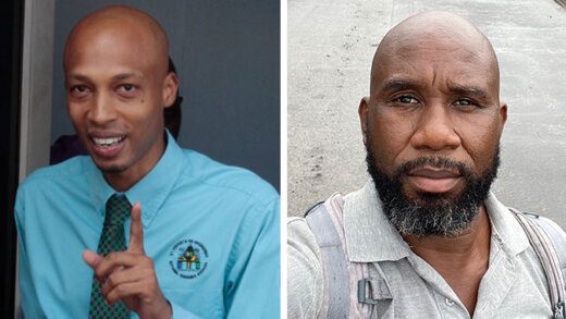 The plaintiff, Adrian Da Silva, left, and the respondent, Kenton Chance. (iWN photos)