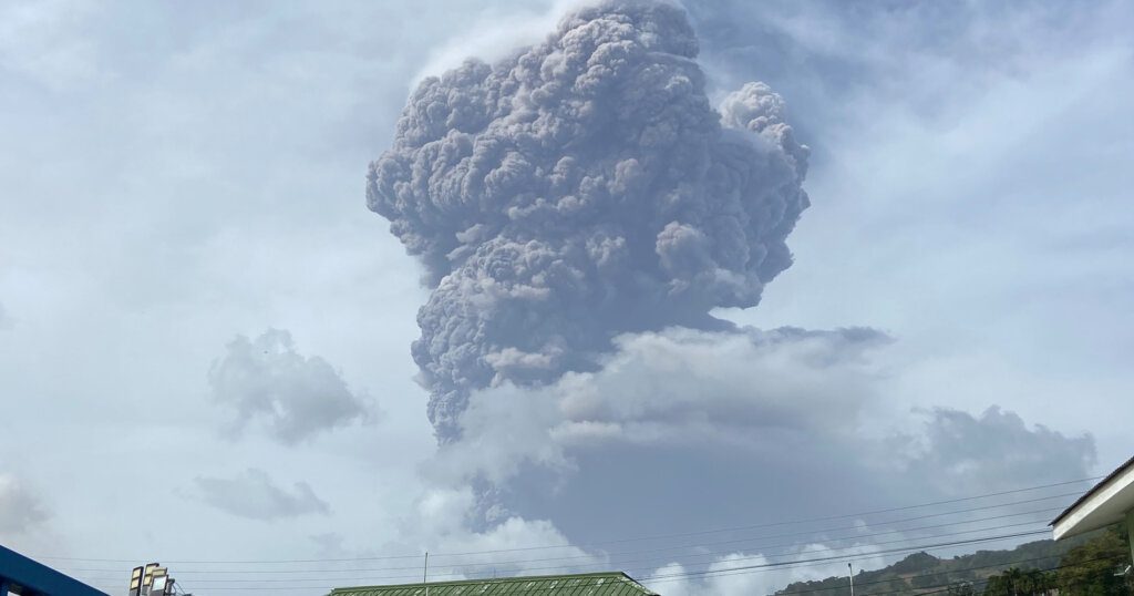 La Soufriere Eruption