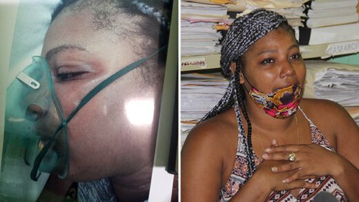 Asheka Haynes says she suffered a severe asthma attack after being choked and slapped by police last Friday.