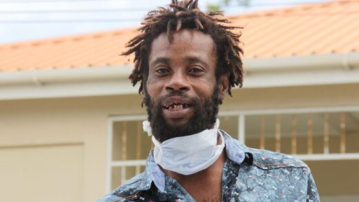Orwin Small after his court appearance on Monday. (iWN photo)