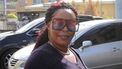 The accused, Koreen Ballantyne outside the court on Wednesday. (iWN photo)