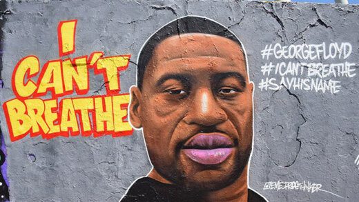george floyd mural