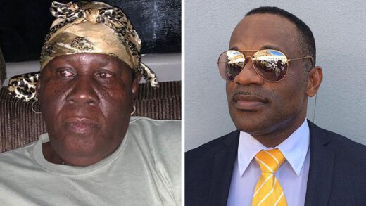 The accused, Annamay Lewis, right, and Superintendent of Police Clauston Francis. (Composite image)