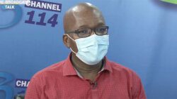 Dr. Rohan Deshong, speaking on VC3 on Wednesday. (Photo: Facebook LIVE)