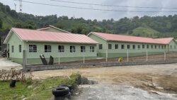 The temporary home of Sandy Bay Secondary School in Mt Young. (iWN photo)
