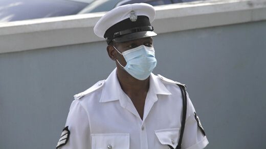 Sergeant Daniel Prescott, in Calliaqua, where the trial took place before the Mesopotamia Magistrate's Court. (iWN photo)