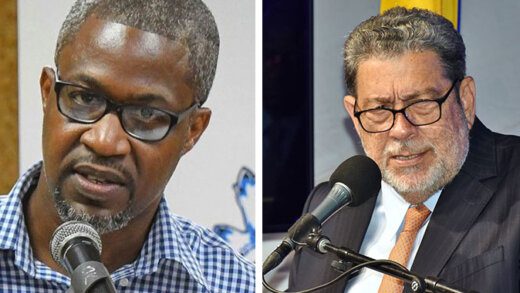 Ronnie Daniel, left, and Prime Minister Ralph Gonsalves. (File photos)