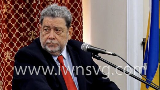 Prime Minister Ralph Gonsalves in a Jan. 11, 2022 file photo. (Photo: Facebook LIVE)