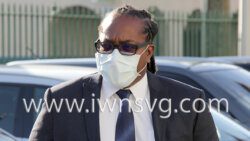 Then-senator Rochard "Pitbull" Ballah on his way to Parliament last week Monday, Jan. 10, four days before his appointment was revoked.